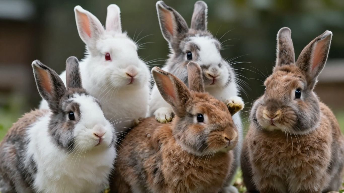 Male and female Rex rabbits for sale online.
